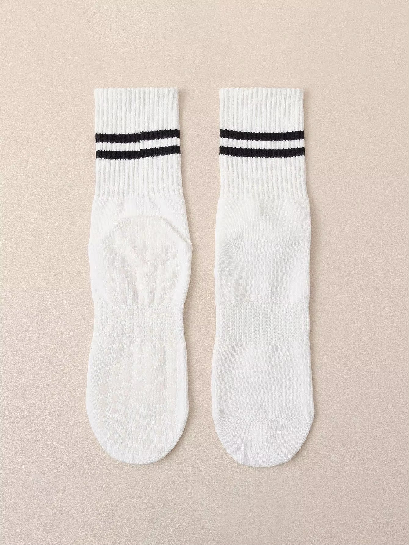Non-Slip Pilates & Yoga Socks for Women - 4 Pairs of Grip Socks for Barre and Fitness