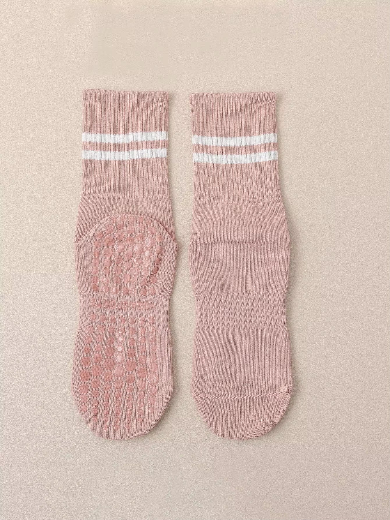 Non-Slip Pilates & Yoga Socks for Women - 4 Pairs of Grip Socks for Barre and Fitness