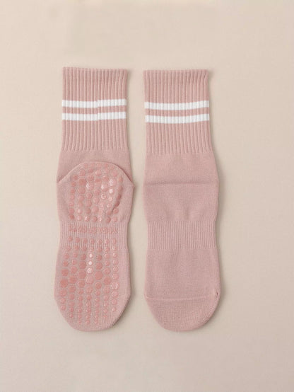 Non-Slip Pilates & Yoga Socks for Women - 4 Pairs of Grip Socks for Barre and Fitness